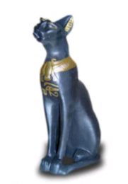 gyptische Katze blau gold 37 cm