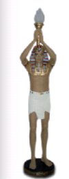 Egyptian with lamp Model A 189 cm