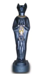  Anubis figure blue 40 cm