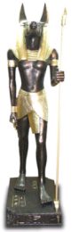  Anubis figure bronze gold 135 cm