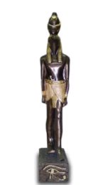 Anubis Figur schwarz gold 50 cm