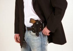 Police belt holster