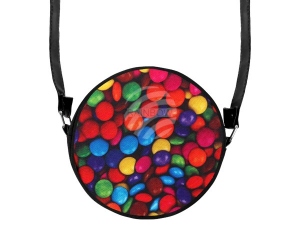 Round motif handbag Colorful lenses