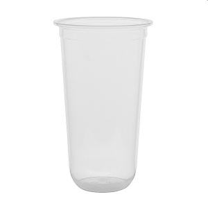 Trinkbecher Bubble Tea Q-Cup Transparent 700ml