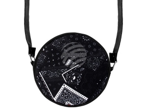 Round motif handbag Paisley Muster
