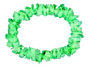 Hawaii chains flower necklace classic neon green