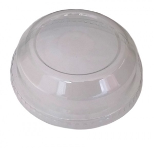 PET flat-DOM lid without hole  95mm for PP cups 100 pieces