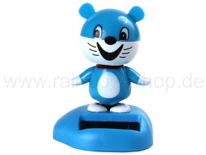 Solarwackelfigur blauer Panda
