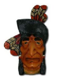 Indianer Kopf K365