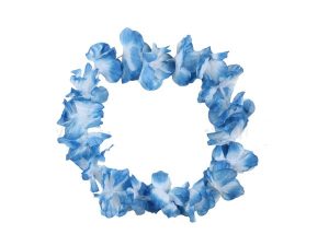 Hawaii chain headbands blue white