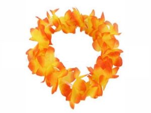 Hawaii chain headbands yellow orange