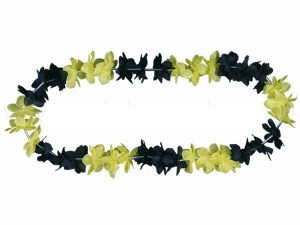 Hawaii chains flower necklace classic yellow black