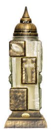 Grave candle with decor R 88c