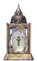 Grave candle with decor R 124k