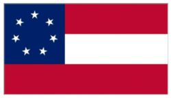Flaga Southern Zjednoczone z Stars i Bars