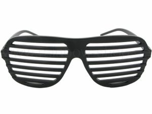 Atzenbrille schwarz