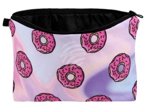 Cosmetic bag with motive Donuts