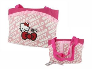 Hello Kitty bag with large bicycle mounting