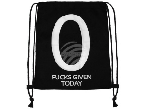 Gym bag Design 0 Fucks given today black/white