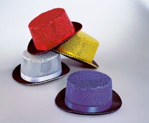 Hat cylinder with Sequins