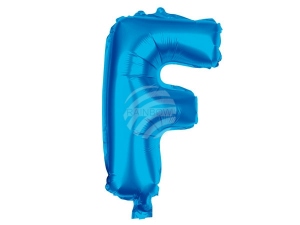 Foil balloon helium balloon blue Letter F