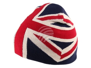 Long Beanie Slouch Design Knitted cap Union Jack