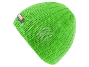 Long Beanie Slouch Knitted cap neon green