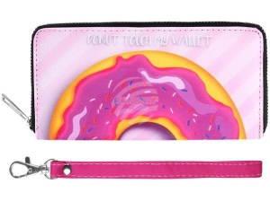 Purses Wallets Donut touch my wallet pink