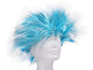Wig Punk style blue/white