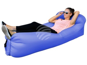 Air Lounge Luft Couch mit Tasche blau