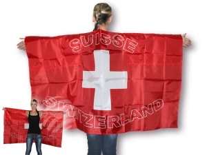 Flag cape Switzerland