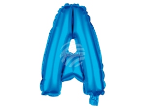 Folienballon Helium Ballon blau Buchstabe A