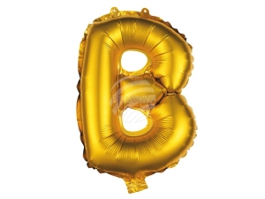 Foil balloon helium balloon gold Letter B