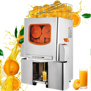 Orangen Saft Maschine Edelstahl mit Korb 2000E-2XB