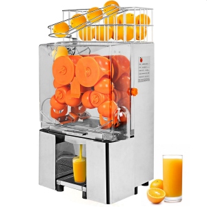 Orangen Saft Maschine Edelstahl mit Korb 2000E-2X