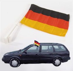Flaga samochodu Niemiec