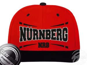 Snapback Cap baseball cap Nrnberg red
