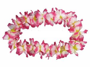 Hawaiikette Maxi gelb wei rosa
