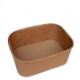 Salad and snack bowl to go rectangle 1000ml 300 pieces