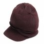 Knitted Hat with Screen Visor Beanie Model 41f