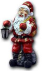 Weihnachtsmann mit Lampe K262