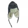Knitted Hat with synthetic fur Model 34f