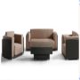 Poly Rattan Lounge group 4 pieces