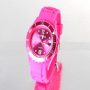 Silicone watch Viper 39mm with date fuchsia