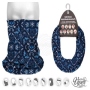 Multifunctional cloth 9 in 1 Multi-purpose scarf Skulls and flow