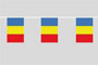 Flaggenkette Rumnien
