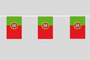 Lancuch flag Portugalia