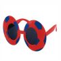 Brille Partybrille Funbrille Fuball rot schwarz