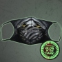 Respirator mask with motif Glow in the dark MASK-019