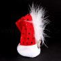 Santa Claus cap mini at Hair Clip with bell